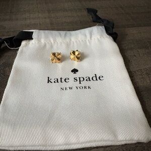 Kate Spade Gold Floral Stud Earrings